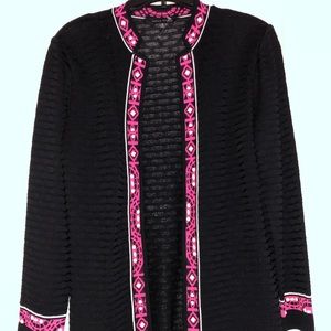 Ming Wang black with pink trim jacket.